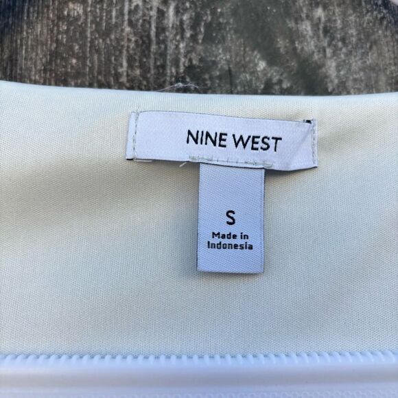 Nine West Cream Sheer Top NWT Small - Picture 3 of 6